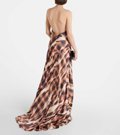 Shop Y/project Printed Gown In Orange