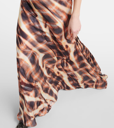 Shop Y/project Printed Gown In Orange