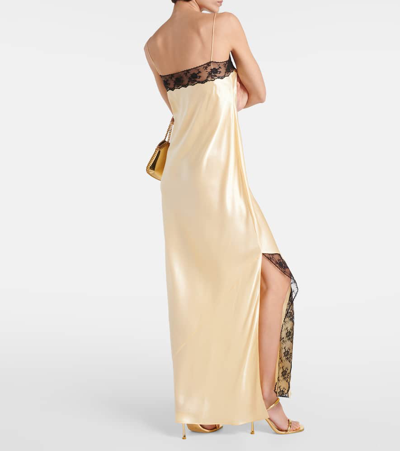 Sir Aries Silk Slip Dress In White
