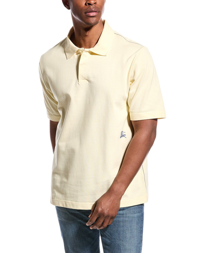 Shop Burberry Polo Shirt In Beige