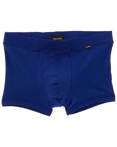 Shop Hanro Natural Function Boxer Brief In Blue