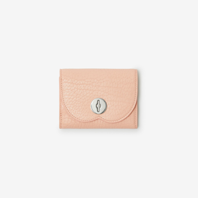 Shop Burberry Chess Wallet In Blush
