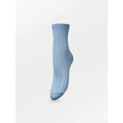 Shop Becksondergaard Glitter Drake Sock In Blue