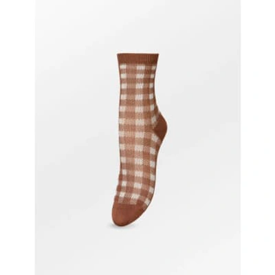 Shop Becksondergaard Skylar Funkie Sock In Brown