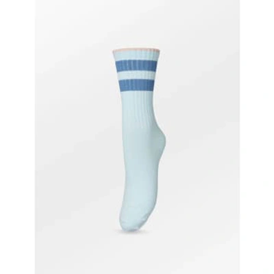 Shop Becksondergaard Tenna Thick Sock In Blue