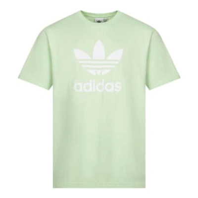 Shop Adidas Originals Trefoil T-shirt In Green