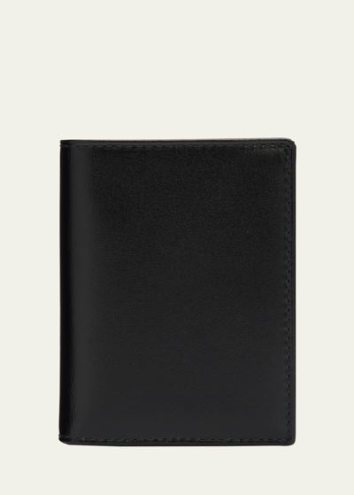 Shop Comme Des Garçons Men's Classic Leather Bifold Card Case In Black