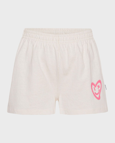 Shop Molo Girl's Akima Shorts In Sea Shell