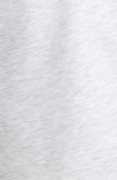 Topshop Cotton Blend Fleece Shorts In Grey