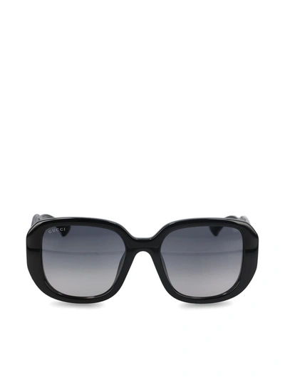 Shop Gucci Glasses In Black