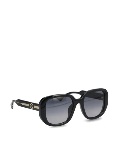 Shop Gucci Glasses In Black