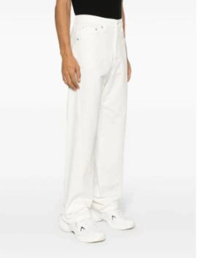 Shop Lanvin Jeans In Optic White
