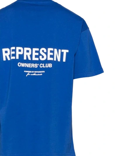 Shop Represent T-shirts And Polos In Cobalt Blue