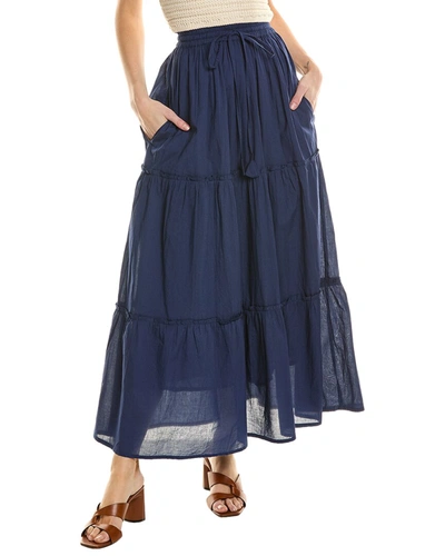 Shop Sole Messina Skirt In Blue