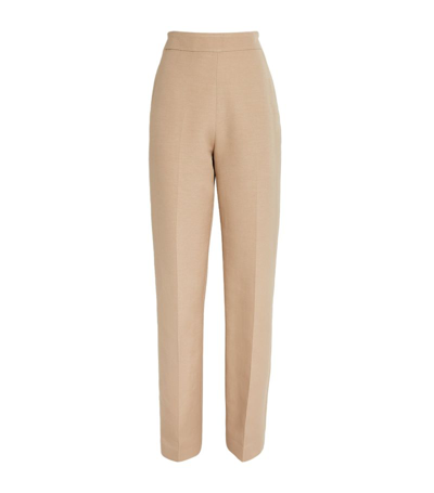 Shop Tove Ilaria Tailored Trousers In Beige