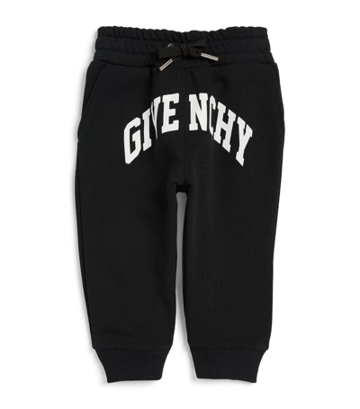 Shop Givenchy Kids Logo Sweatpants (6-18 Months) In Black