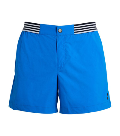 Shop Ron Dorff Swim Shorts In Blue