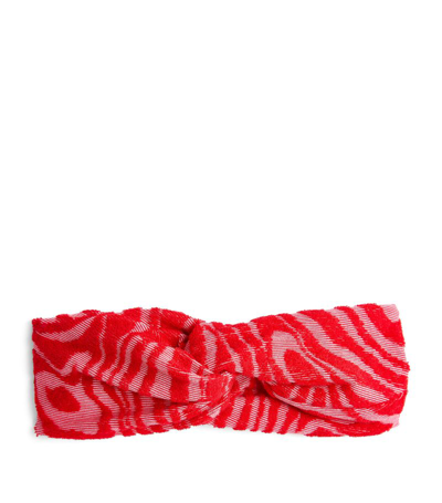Shop Pucci Junior Terry Patterned Headband In Multi