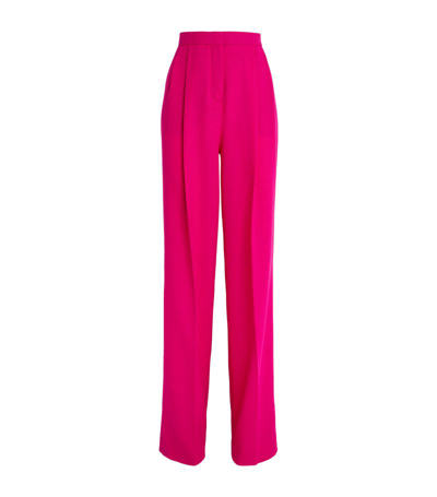 Shop E.stott Wool Tailored Trousers In Pink