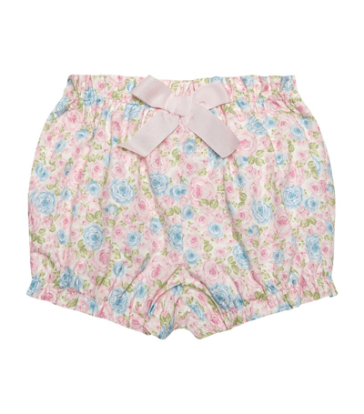Shop Trotters Cotton Floral Alice Bloomers (3-24 Months) In Multi