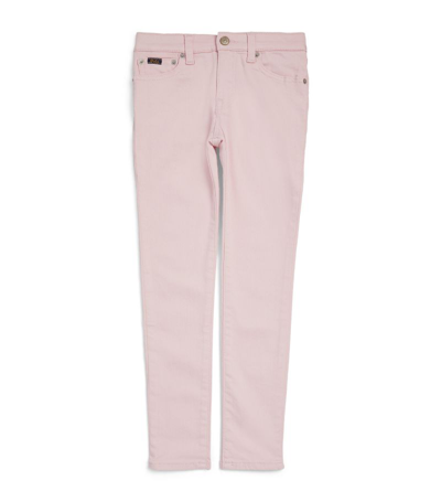 Shop Ralph Lauren Skinny Jeans (2-7 Years) In Pink