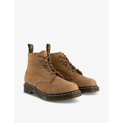 Shop Dr. Martens' Dr. Martens Women's Savanh Tan 101 Six-eyelet Lace-up Leather Ankle Boots In Savannah Tan