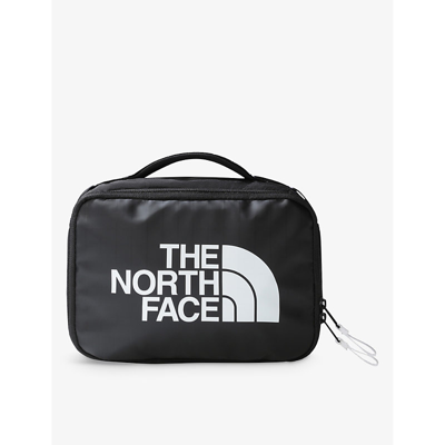 Shop The North Face Black/white Base Camp Voyager Recycled-polyester Wash Bag