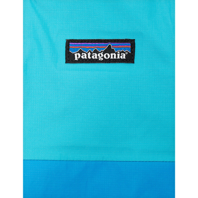 Shop Patagonia Boys Subtidal Blue Kids Torrentshell Colour-block Recycled-nylon Jacket 2-3 Years