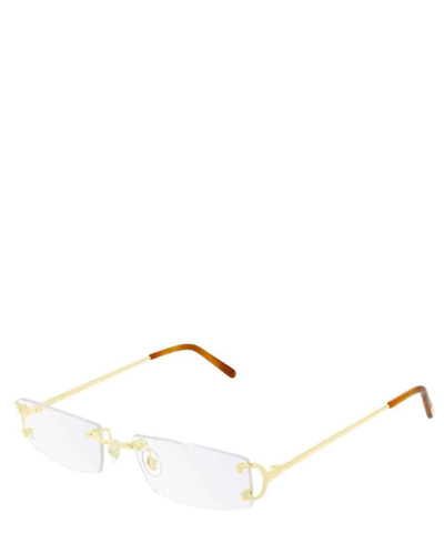 Shop Cartier Eyeglasses Ct0092o In Crl