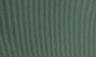 Zella Luxe Rib High Waist Leggings In Green Duck