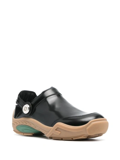 Shop Fendi Leather Clogs. Shoes In Black