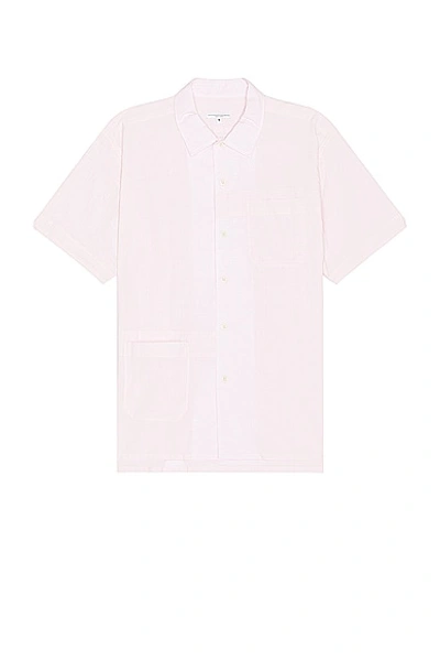 Shop Engineered Garments Camp Shirt In Pink