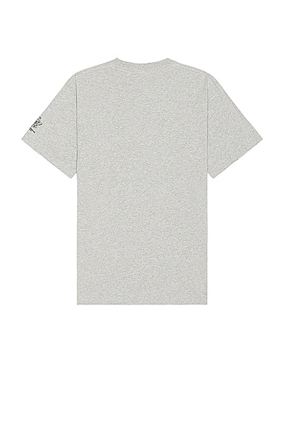 Shop Engineered Garments Cross Crew Neck T-shirt In Grey