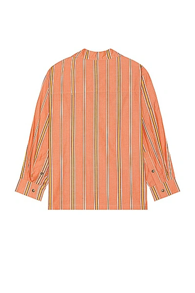 Shop Found Stripe Citrus Long Sleeve Camp Shirt