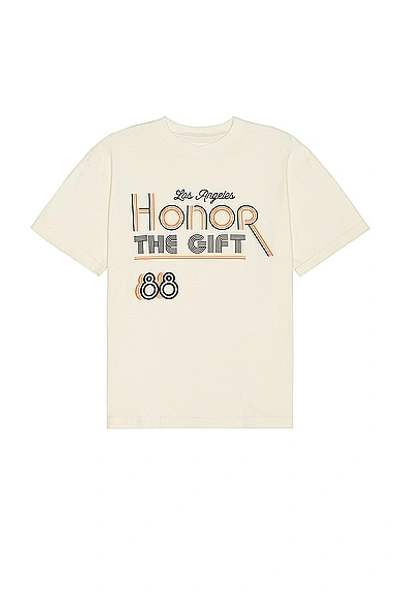 Shop Honor The Gift A-spring Retro Honor Tee In Tan