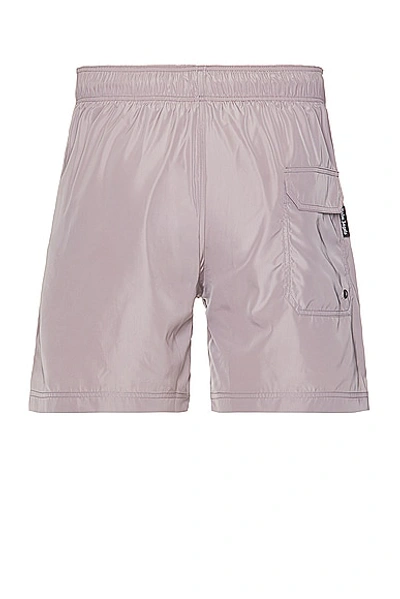 Shop Palm Angels Classic Logo Swimshort In Lilac