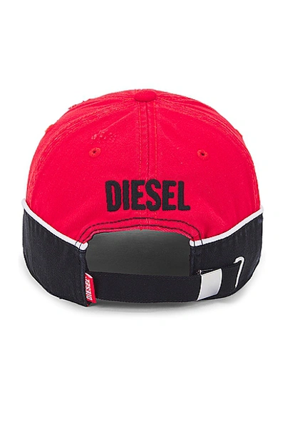 Shop Diesel Dale Hat In Formula Red