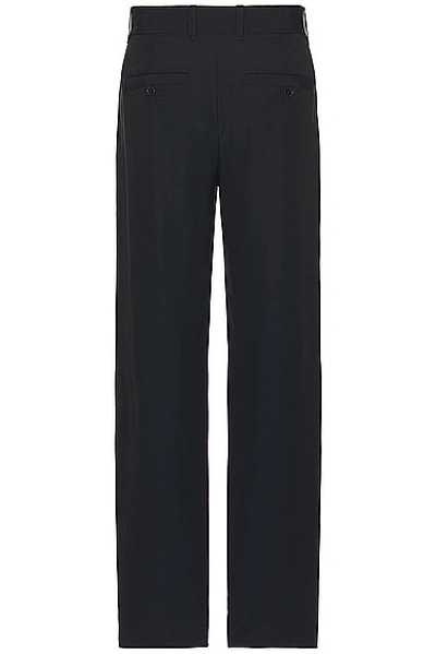 Shop Simkhai Saul Darted Straight Leg Pant In Midnight