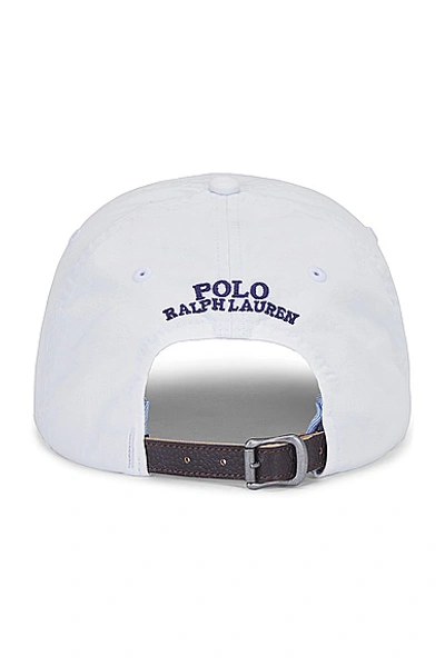 Shop Polo Ralph Lauren Stretch Chino Cap In Deckwash White