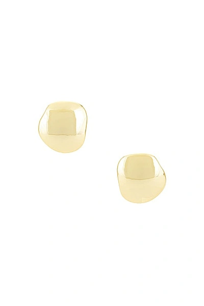 Shop Lele Sadoughi Discus Button Earrings In Gold