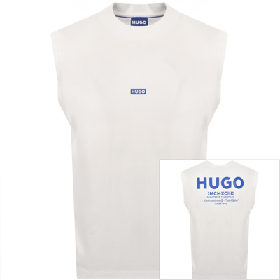 Shop Hugo Blue Nancoso Vest White
