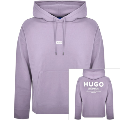 Shop Hugo Blue Nazardo Hoodie Purple