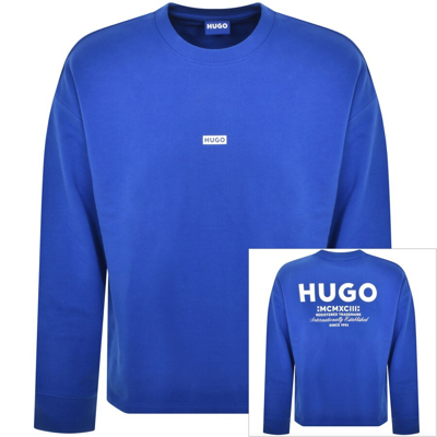 Shop Hugo Blue Naviu Sweatshirt Blue