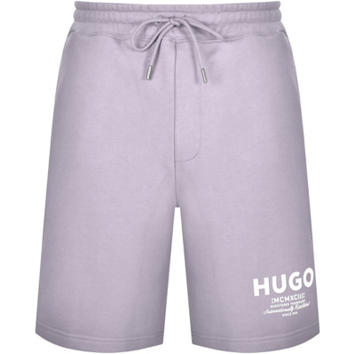 Shop Hugo Blue Nomario Shorts Purple