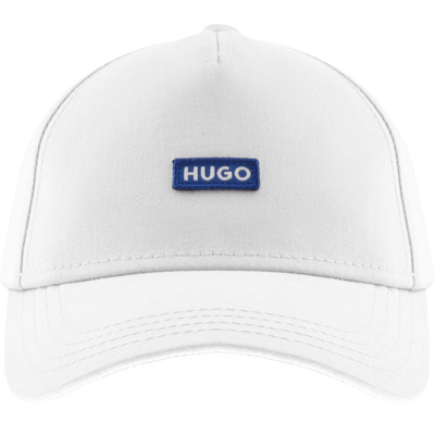 Shop Hugo Blue Jinko Baseball Cap White