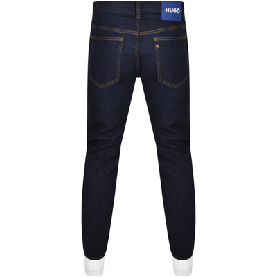 Shop Hugo Blue Ash Jeans Navy