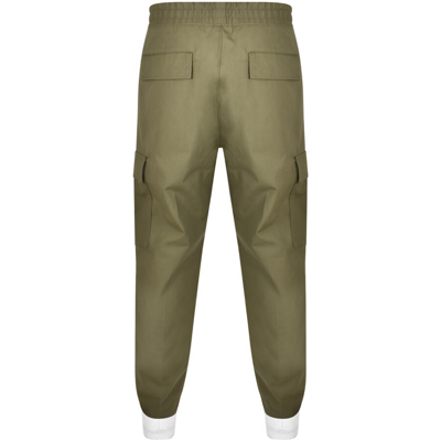 Shop Hugo Blue Gadic242 Trousers Green