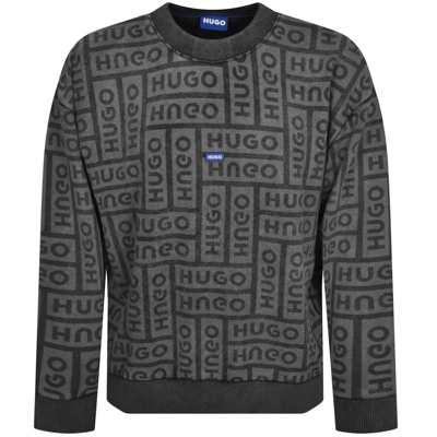 Shop Hugo Blue Nenry Sweatshirt Grey