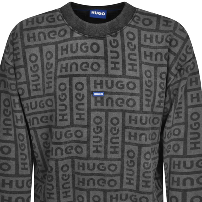 Shop Hugo Blue Nenry Sweatshirt Grey