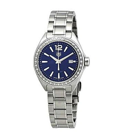 Pre-owned Tag Heuer Formula 1 Blue Dial Ladies Diamond Watch Wbj1416.ba0664